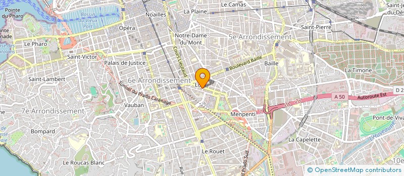 localisation de l'entreprise COPRO 38 40 COURS GOUFFE à MARSEILLE