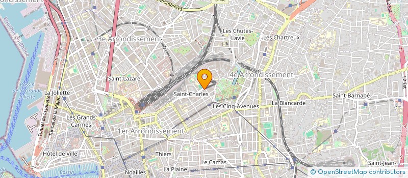 localisation de l'entreprise COPRO 38 BD CAMILLE FLAMMAR à MARSEILLE