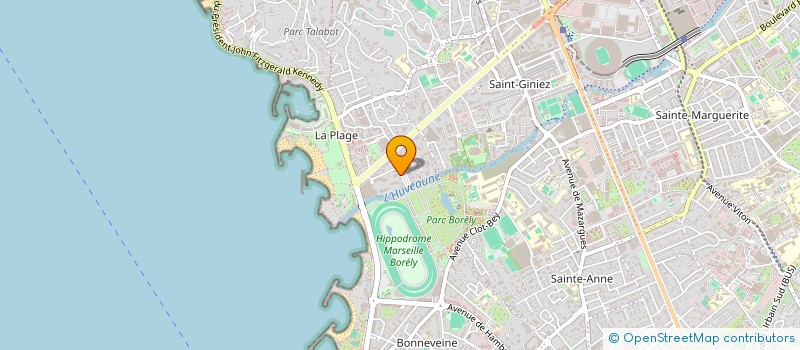 localisation de l'entreprise COPRO 4 BIS DU PARC BORELY à MARSEILLE