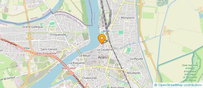 localisation de l'entreprise COPRO 4 PLACE GOUNOD  ARLES