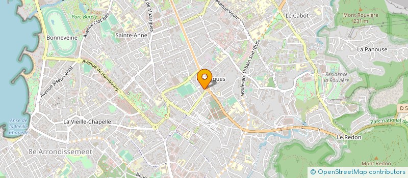 localisation de l'entreprise COPRO 4 ROND POINT DE MAZARGUES 13009 MARSEILLE à MARSEILLE 9