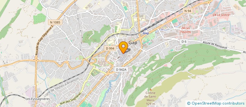 localisation de l'entreprise COPRO 4 RUE DU TEMPLE  GAP