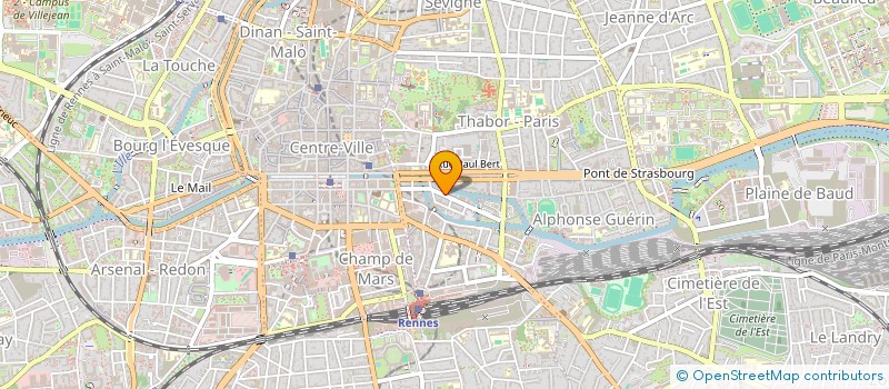 localisation de l'entreprise COPRO 41 RUE DUPONT DES LOGES  RENNES