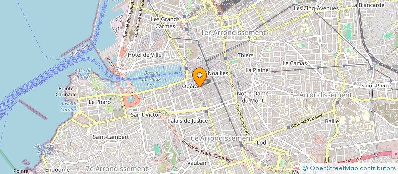 localisation de l'entreprise COPRO 43 RUE FRANCIS DAVSO  MARSEILLE