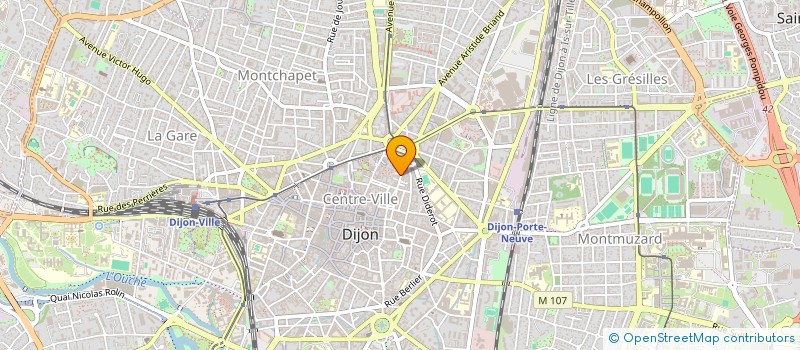 localisation de l'entreprise COPRO 44 RUE JJ ROUSSEAU  DIJON