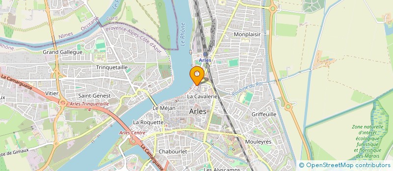 localisation de l'entreprise COPRO 5 PLACE GOUNOD  ARLES