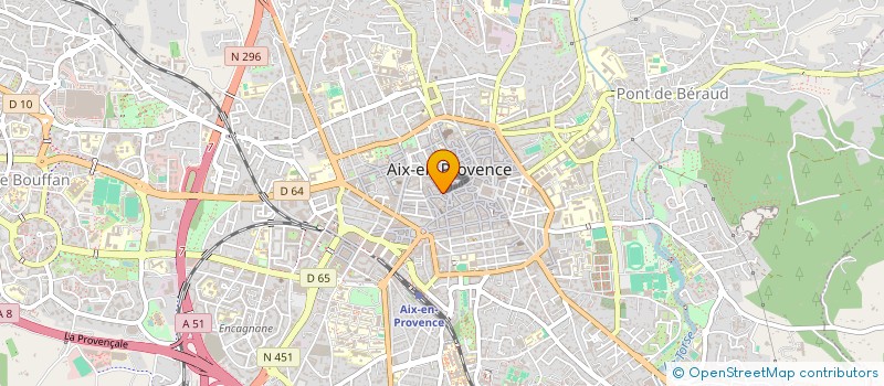 localisation de l'entreprise COPRO 5 RUE ANNONCIADE à AIX-EN-PROVENCE