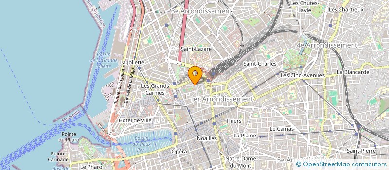 localisation de l'entreprise COPRO 50 52 RUE BERNOIS DUBOIS  MARSEILLE