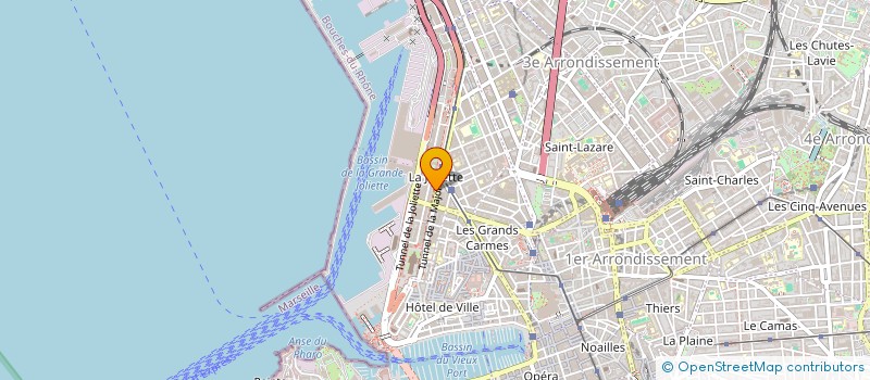localisation de l'entreprise COPRO 55 BD SCHUMANN à MARSEILLE