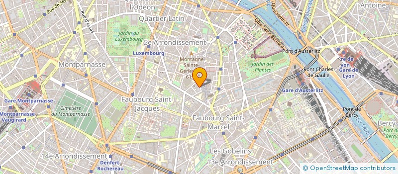 localisation de l'entreprise COPRO 56-58 RUE LHOMOND 75005 PARIS  PARIS