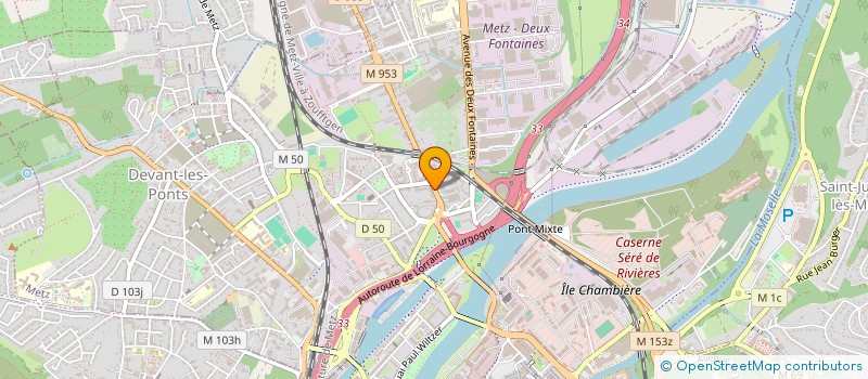 localisation de l'entreprise COPRO 56 ROUTE DE THIONVILLE  METZ