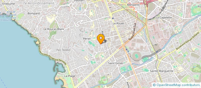 localisation de l'entreprise COPRO 6 AV CESAR FRANCK à MARSEILLE
