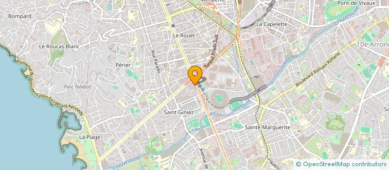 localisation de l'entreprise COPRO 6 BD MICHELET à MARSEILLE
