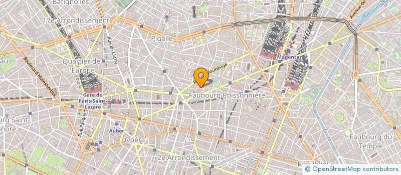 localisation de l'entreprise COPRO 6 RUE LAMARTINE 75009 PARIS  PARIS