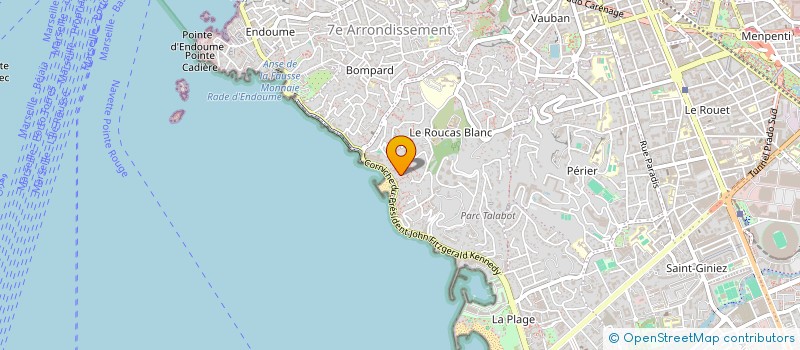 localisation de l'entreprise COPRO 60 AV DE LA CORSE à MARSEILLE