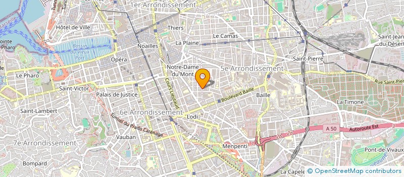localisation de l'entreprise COPRO 61 RUE CHATEAU PAYAN à MARSEILLE