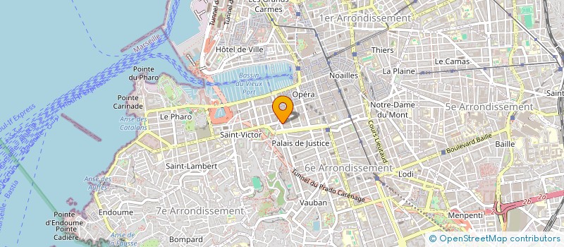 localisation de l'entreprise COPRO 64 BD CORDERIE à MARSEILLE