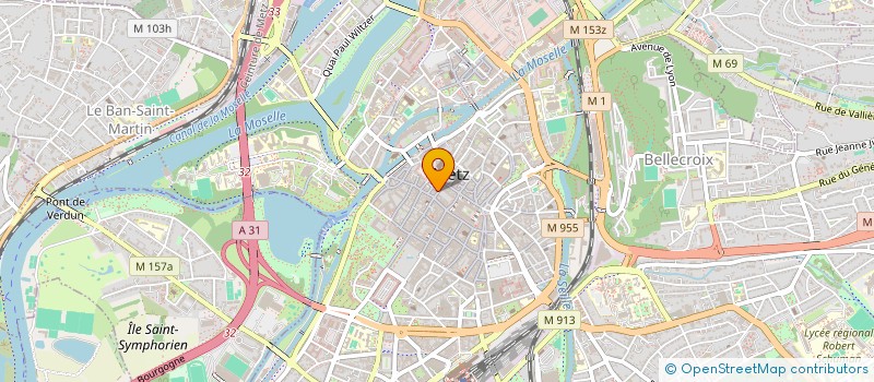 localisation de l'entreprise COPRO 7 RUE PAUL BESANCON  METZ