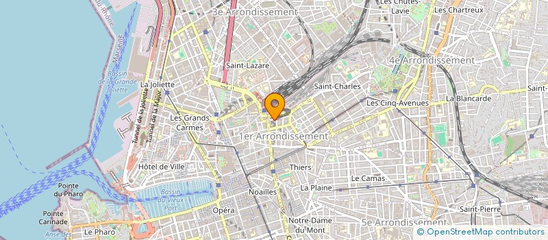 localisation de l'entreprise COPRO 8 PLACE MARSEILLAISES à MARSEILLE