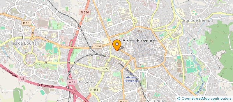 localisation de l'entreprise COPRO 8 RUE IRMA MOREAU à AIX-EN-PROVENCE