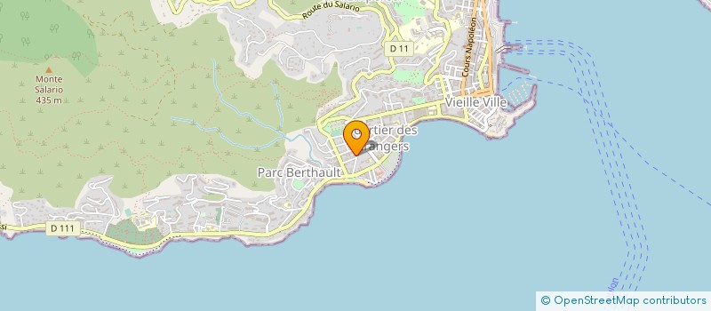 localisation de l'entreprise COPRO 9 BD PUGLIESI CONTI  AJACCIO