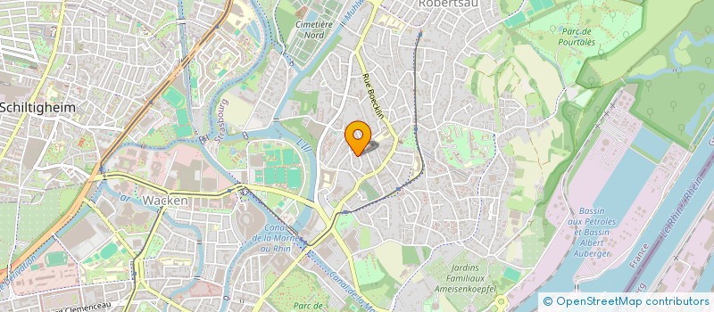 localisation de l'entreprise COPRO 9 RUE DE SOUFFLENHEIM à STRASBOURG