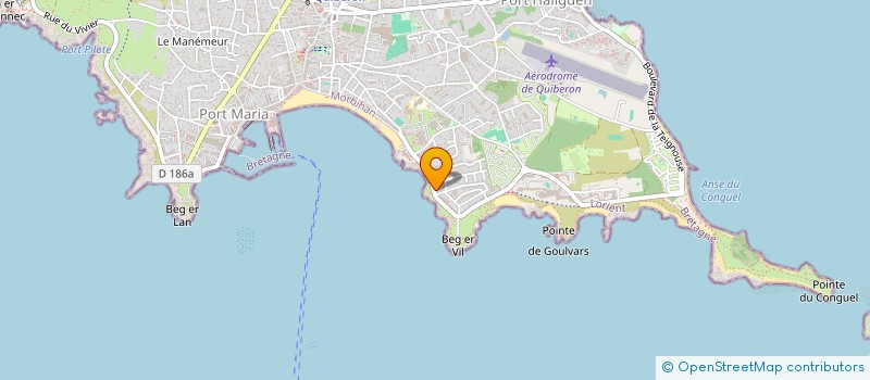 localisation de l'entreprise COPRO AGENCE QUIBERONNAISE POUR LA RES LES ONDINES 2  QUIBERON