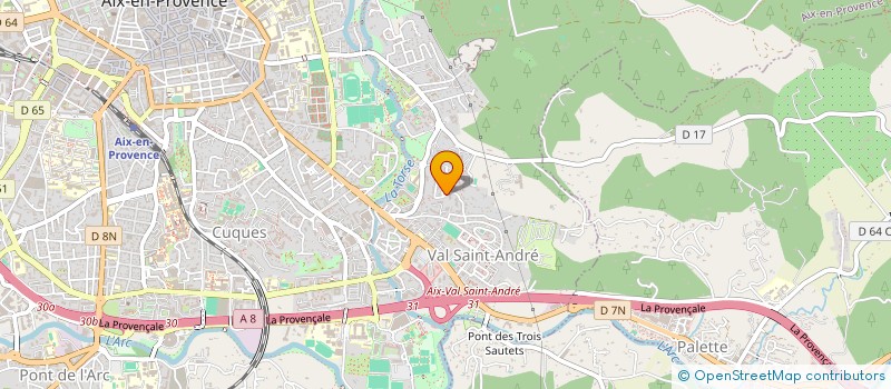 localisation de l'entreprise COPRO AUREGADE à AIX-EN-PROVENCE