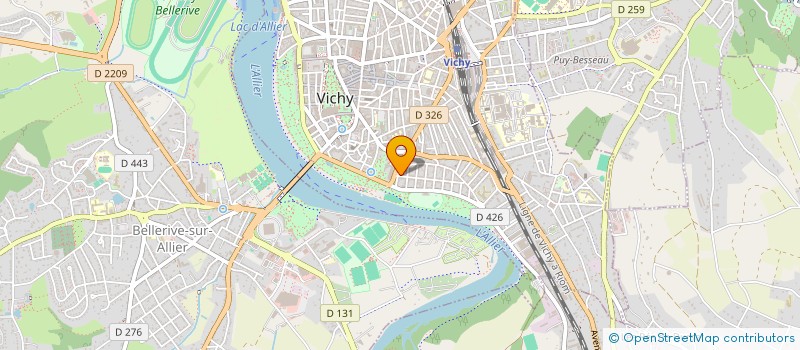 localisation de l'entreprise COPRO AV JB BULOT  VICHY