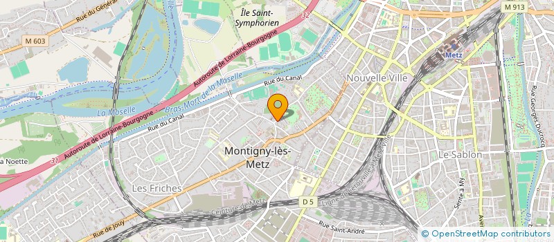 localisation de l'entreprise COPRO BALCONS DE VACQUINIER  MONTIGNY-LES-METZ