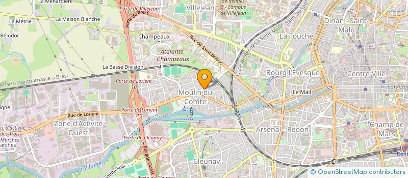 localisation de l'entreprise COPRO BD MARBOEUF  RENNES