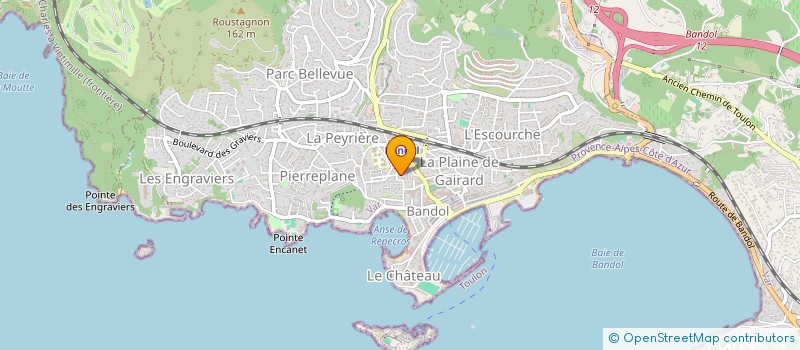 localisation de l'entreprise COPRO CALENDAL à BANDOL