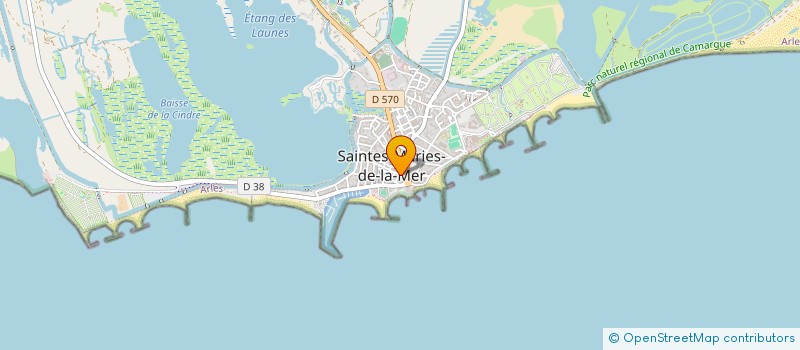 localisation de l'entreprise COPRO CASINO  SAINTES-MARIES-DE-LA-MER