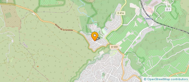 localisation de l'entreprise COPRO CASSIS BELLEVUE  CASSIS