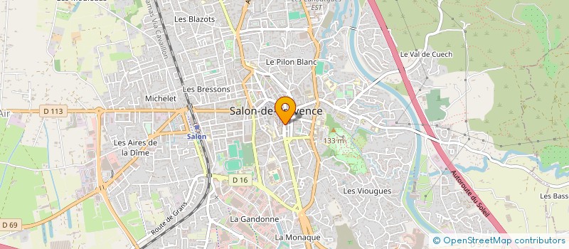 localisation de l'entreprise COPRO CHATEAU EMPERI  SALON-DE-PROVENCE