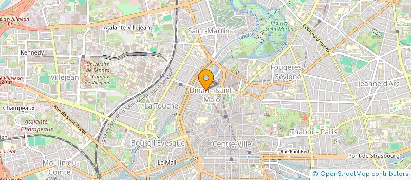 localisation de l'entreprise COPRO CITE D'ALETH  RENNES