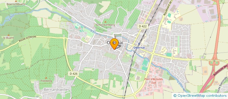 localisation de l'entreprise COPRO CLEAN SERVICES à OBERNAI