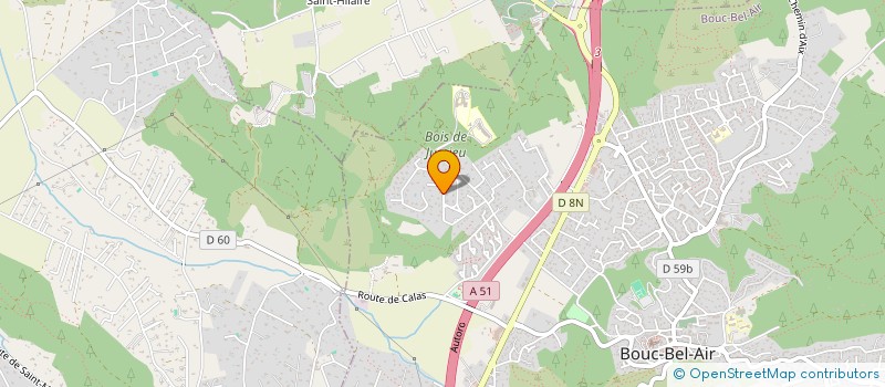 localisation de l'entreprise COPRO CLOS DES PINS  BOUC-BEL-AIR