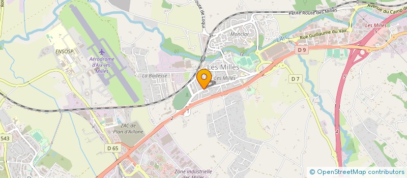 localisation de l'entreprise COPRO CLOS MARINETTE à AIX-EN-PROVENCE