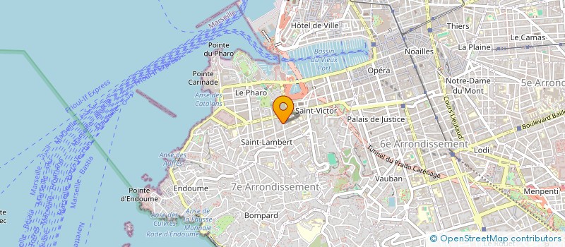 localisation de l'entreprise COPRO COMBAUD ROQUEBRUNE  MARSEILLE