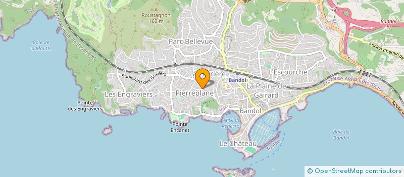 localisation de l'entreprise COPRO COTEAUX ST MARC à BANDOL