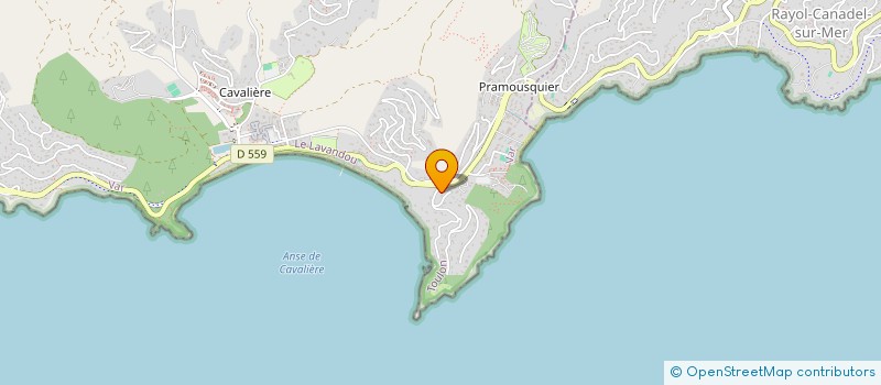 localisation de l'entreprise COPRO DOMAINE D'AZUR à LE LAVANDOU