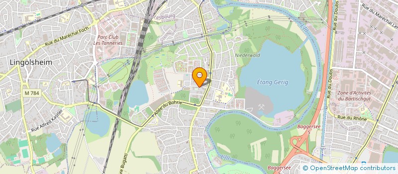 localisation de l'entreprise COPRO DOMAINE DES TILLEULS  OSTWALD