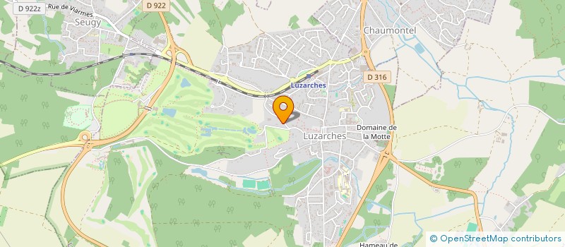 localisation de l'entreprise COPRO DU 1 A 7 RUE ROBERT 95 LUZARCHES  LUZARCHES