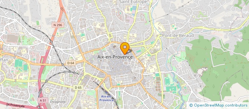 localisation de l'entreprise COPRO DU 13 RUE DES EPINAUX à AIX-EN-PROVENCE