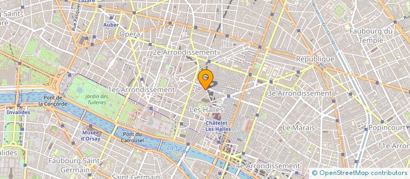 localisation de l'entreprise COPRO DU 19 RUE MONTMARTRE 75001 PARIS  PARIS