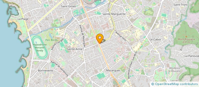 localisation de l'entreprise COPRO DU 34 SQUARE MICHELET à MARSEILLE 9EME