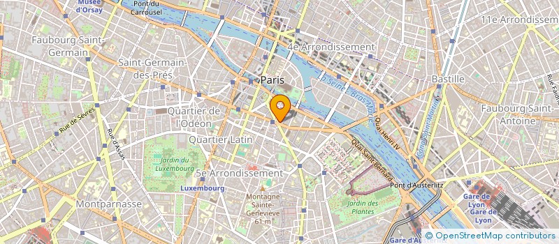 localisation de l'entreprise COPRO DU 56 BOULEVARD SAINT GERMAIN 75005 PARIS  PARIS