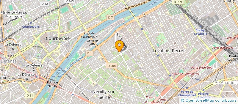 localisation de l'entreprise COPRO DU 59-61 BD DU CHATEAU / 59-61 BD VICTOR HUGO 92200 NEUILLY SUR SEINE à NEUILLY-SUR-SEINE