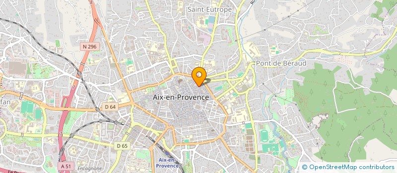 localisation de l'entreprise COPRO DU 64 RUE BOULEGON à AIX-EN-PROVENCE